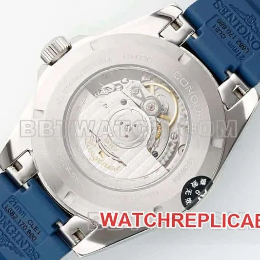 AF FactoryLongines Concas 1:1super cloneblue dial rubber model L3.830.4.92.9front live photo