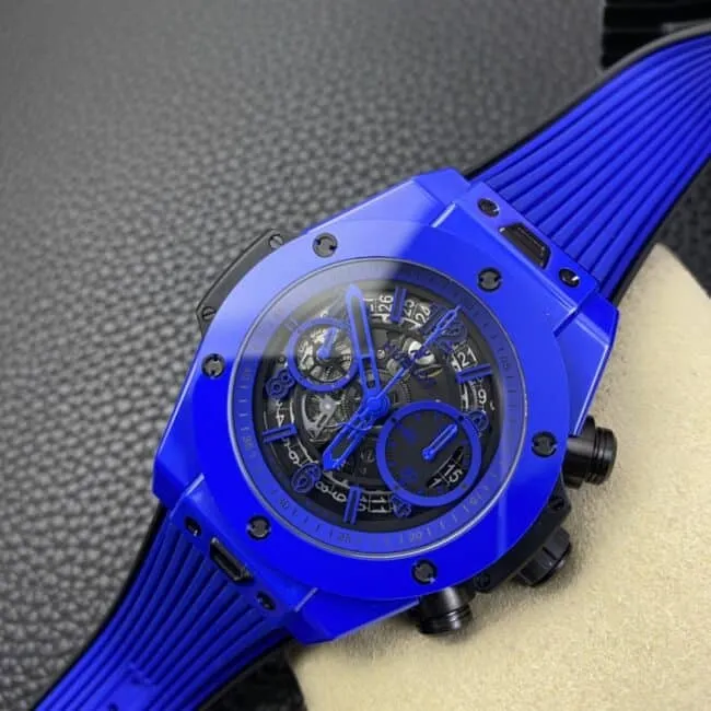 top-tier replicaZFHublot watch BIG BANG Unico Big Bang series color ceramic watch bracelet picture
