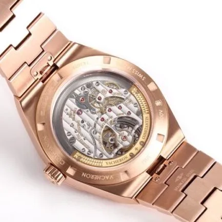 top-tiersuper cloneBBRVacheron Constantinrose goldblue dial tourbillon front view