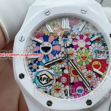 Audemars Piguet Watch APS Factory Royal Oak Sun Face Steel Bracelet Model braceletlive photos