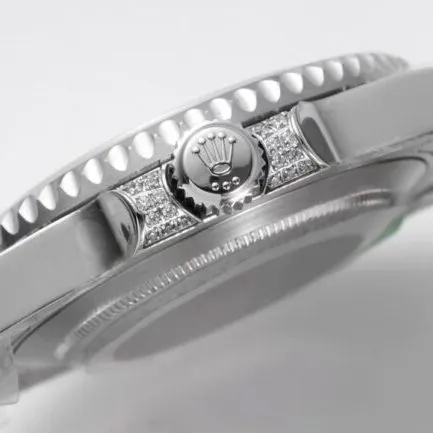 top-tierRolexsuper cloneGMT-Master II watch back diamond customized version luxury sparkling classic trend side view
