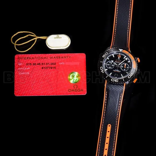 collectible watch SeamasterN1 factory Omega600m black dial rubber braceletfront live photo