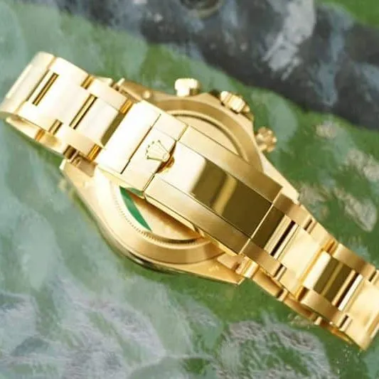 Rolexreplica watch Cosmograph Daytona all gold series watch front view