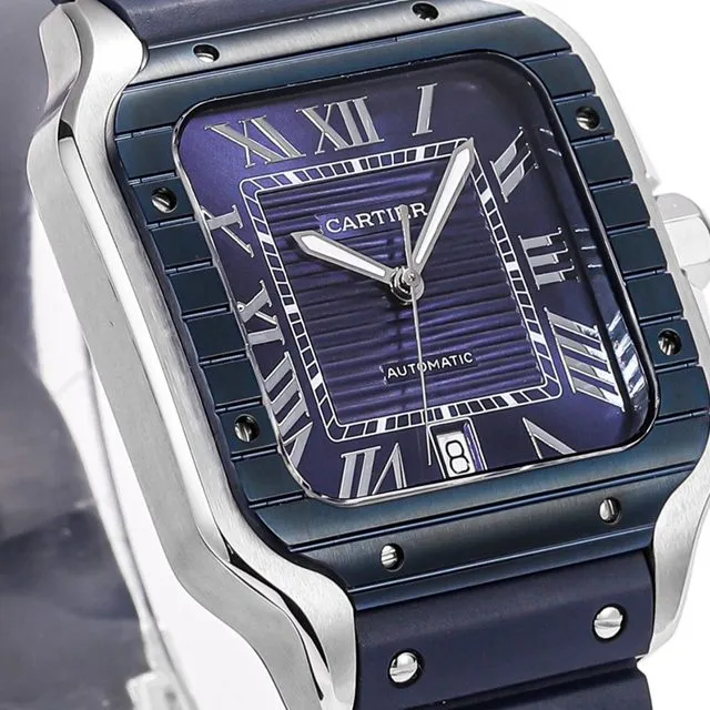 Cartier Santos WSSA0048 AF: Premium Blue