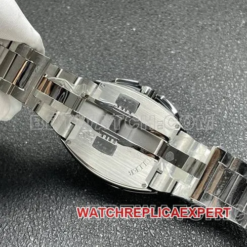watch ABF factory Frank Muller V45black dial steel braceletfront live photo