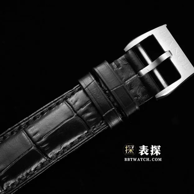 F8 Saxony Lange 1:1replica watch men's silver white dialleather strap model 211.027front live photo