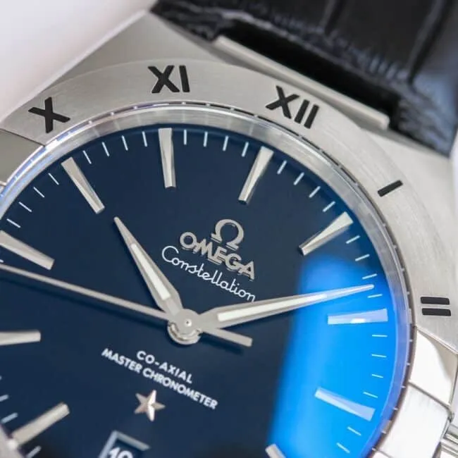 top-tier replicaOmegaOR Constellation series stainless steel 39mm watch front view
