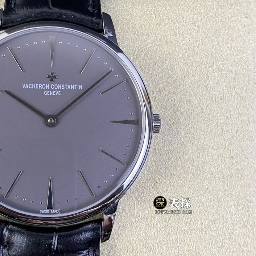 MKS Factory Vacheron Constantin Heritage 81180 Top collectible watches Men's Dark Gray Plate strap models Pictures and Prices Front Actual Photos