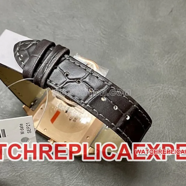 F1 factory Cartier Santos gray plate rose gold large size WGSA0032side live photo