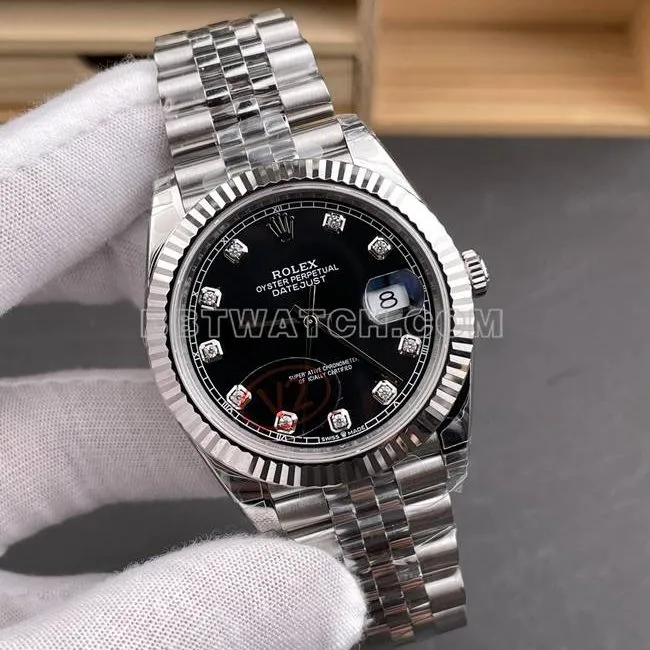 Optimal collectible watches VS Factory log Rolexblack dial3235 mechanical 41mmclasplive photos