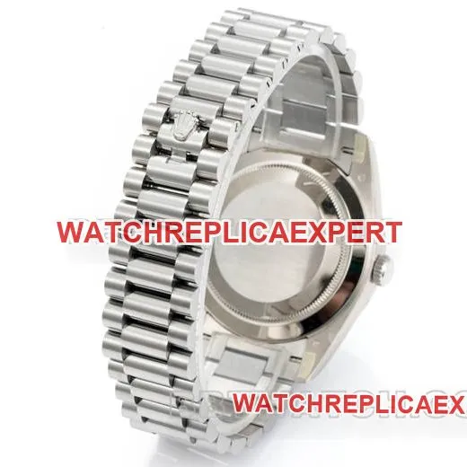 collectible watch PPM factory RolexDay-Date mechanical silver dialbraceletlive photos