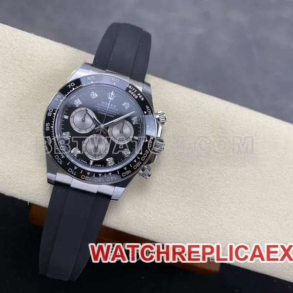 Rolex collectible watch ARF FactoryDaytonablack dial4131 rubber model front live photo