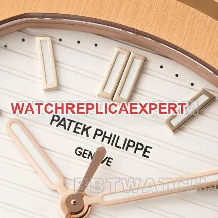 1:1replica watch NautilusDDF factory Patek Philippewhite dial leather bracelet5711front live photo