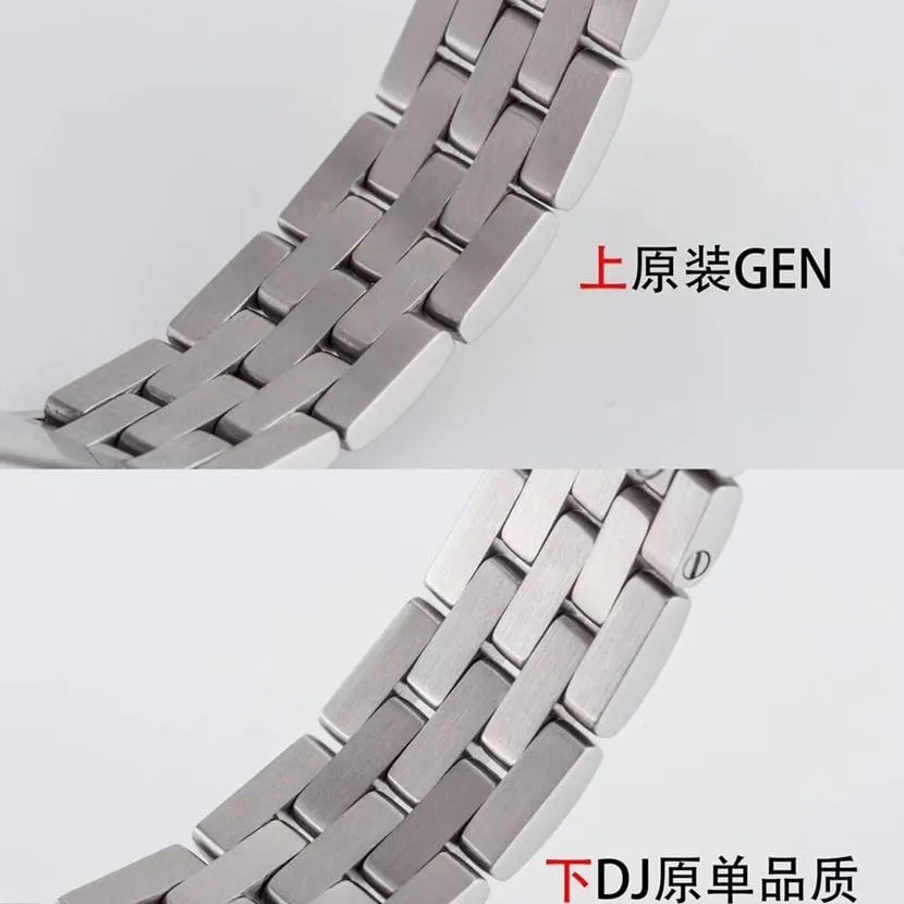Cartier1:1replica watch,dj cheetah watch, front comparison picture