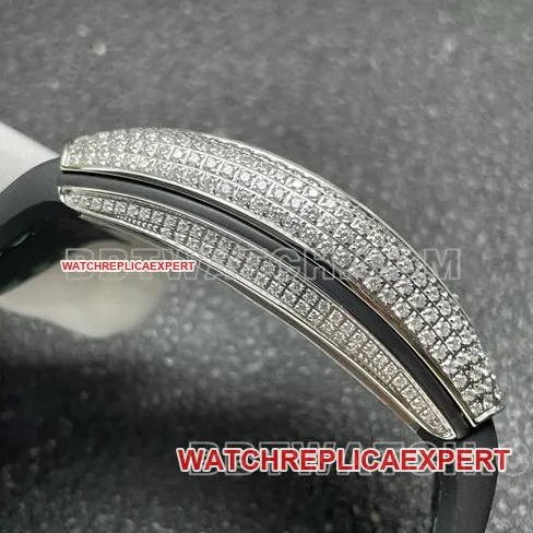 Frank Muller's collectible watch ABF factory V45 diamond disc diamond case green leather braceletbraceletlive photos