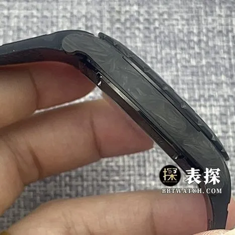 BBR King Roger Dubuis watch hollow plate rubber model DBEX0577 front view