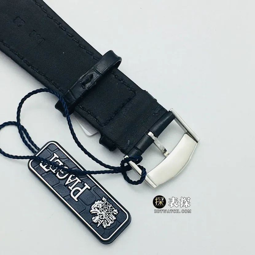 KZ factory Piaget G0A32120top-tier 1:1super watch men's silver gray plate leather strap model picture and price front live photo