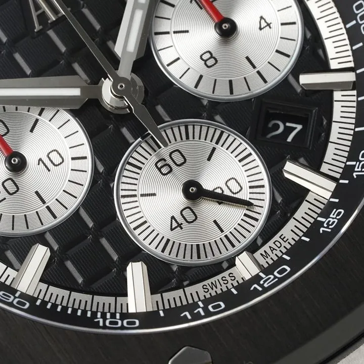 Audemars Piguet ceiling 1:1replica,Apf offshore watch,front view