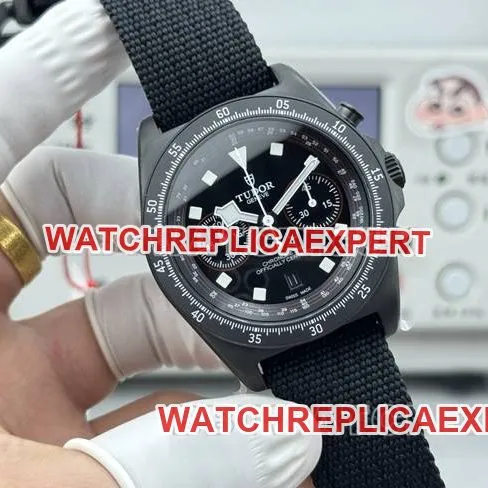 top-tier watch collar submersible V+ factory Tudor white 7750 mechanical front live photo