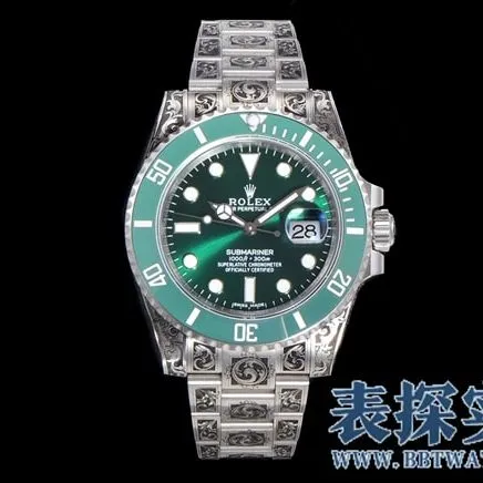 Rolex Submariner Hand-Engraved 904L