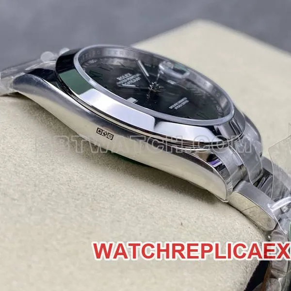 Rolex collectible watch ARF Factory log 41mm aperture gray plate 3235 steel bracelet front live photo