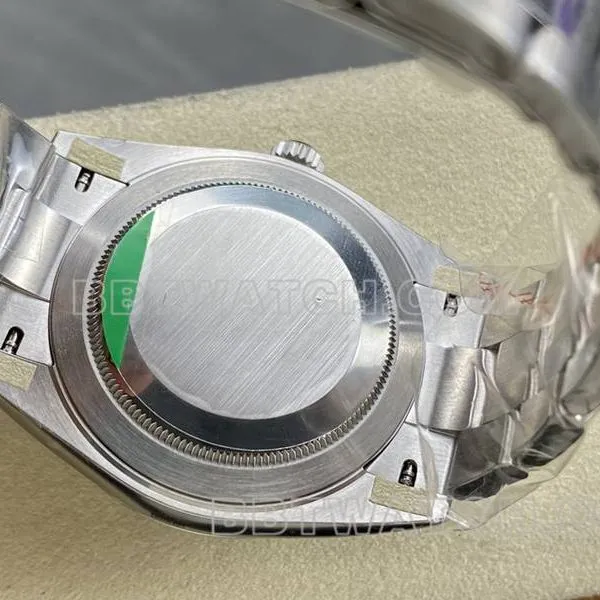 Rolex collectible watch ARF Factory log 41mm aperture blue dial3235 steel bracelet front live photo