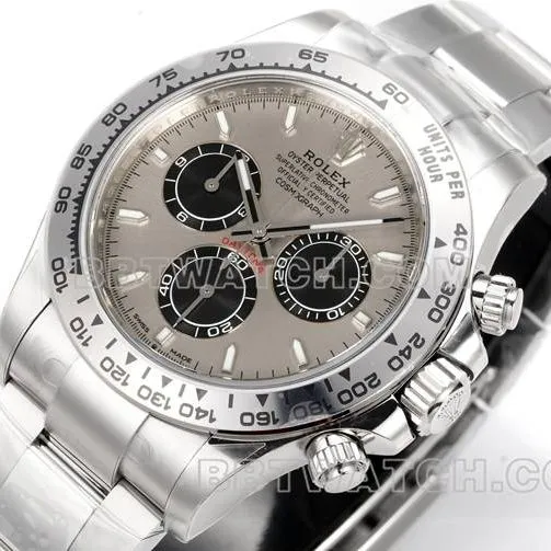 top-tier watch JF factory DaytonaRolex gray plate 4131 mechanical 40mm side live photo