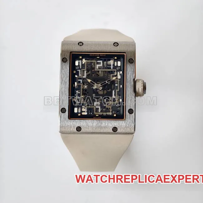 watch RM016 UMI factory Richard Mille white front live photo