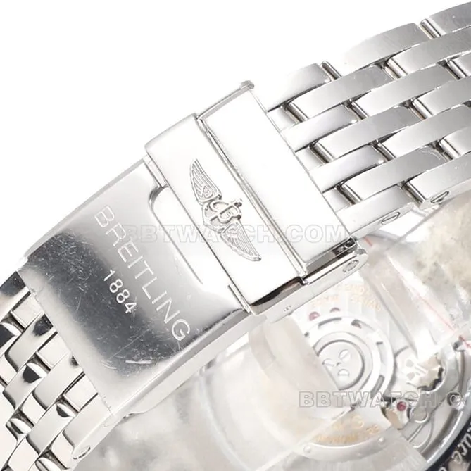 BLS factory Breitling aviation chronographsuper black panda disk AB0121211B1A1side live photo