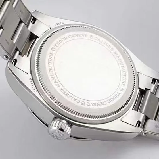 ZF Biwan Tudor1:1replica watch black dialsteel bracelet model M79470-0001 front view