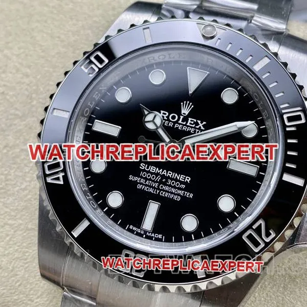 Rolex collectible watch ARF FactorySubmariner40mmBlack Submariner3135movement116610side live photo