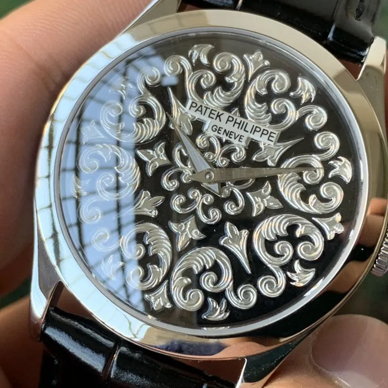 Patek Philippe high-quality watch 5088 series engraved men's mechanical watch front view