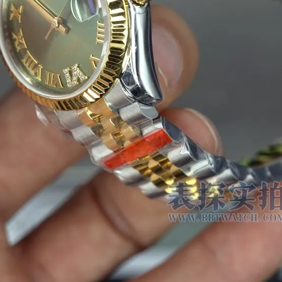 TW Factory Rolex Log 31mm Ladies Mechanical Watch Green Face Pictures and Prices