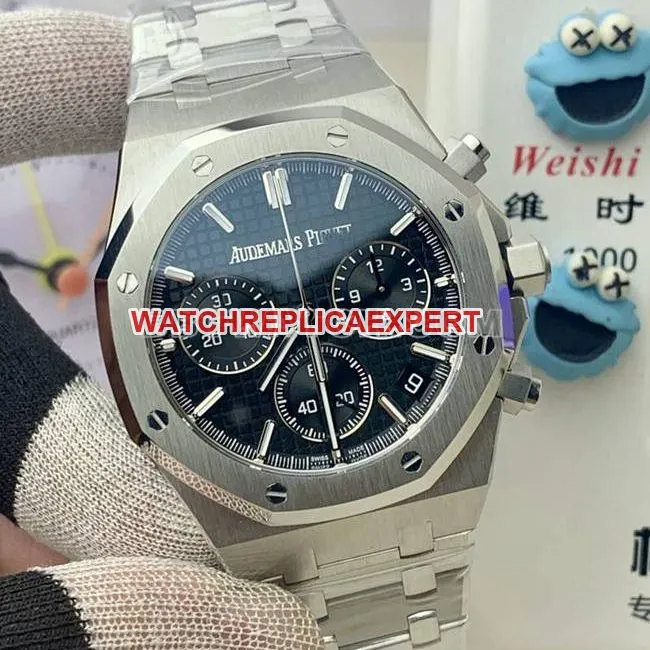 top-tier watch Royal OakBLS factory Audemars Piguetblue dial mechanical 26420front live photo