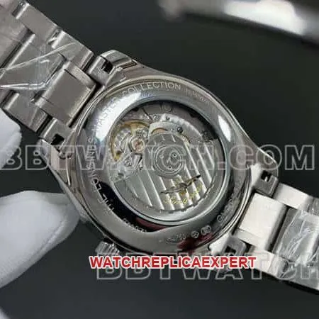TW factory Longines watchmaking tradition super clonesilver dial black time scale steel bracelet caseback live photo