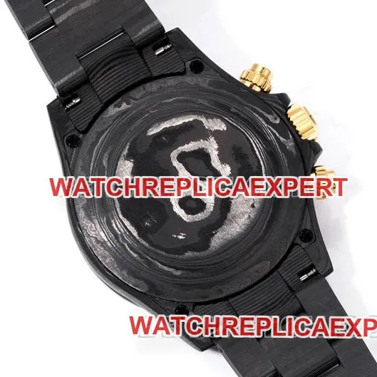 top-tier watch TWF factory Rolex Daytona carbon fiber modified custom red front live photo