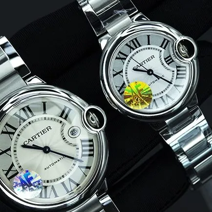 AF Cartier Blue Balloon Couples Timepiece