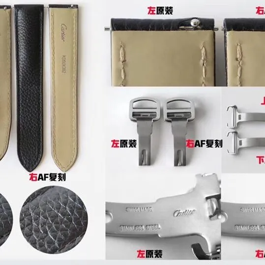 Cartier collectible watches,af tank collectible watches,front comparison picture