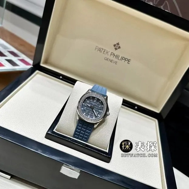 MMA factory Patek Philippe5067A grenade top-tier 1:1super watch ladies blue dial diamond rubber model picture and price front live photo