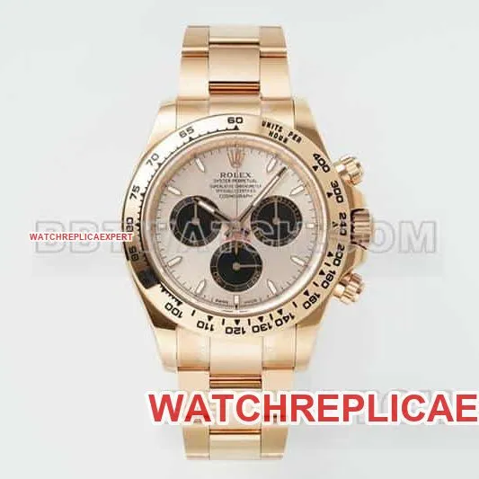 APS factory Rolex Daytonatop-tier 1:1high-quality pink disc rose goldsteel bracelet model 116505braceletlive photos