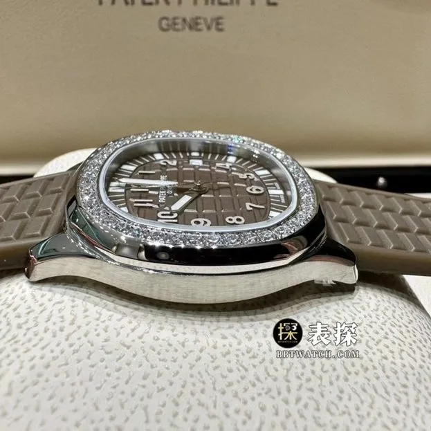 MMA factory Patek Philippe5067A1:1super watch ladies chocolate disc rubber model picture and price front live photo