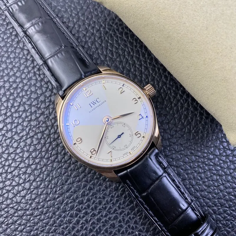 YL factory IWC watch Portuguese automatic small three-hand men's mechanical watch front view