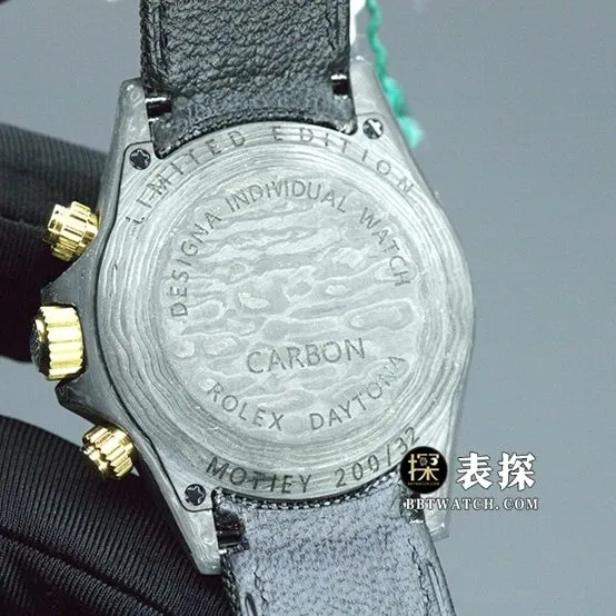 JH factory Rolex universe chronograph Daytona1:1top-tier watch men's carbon fiber customized version rubber model pictures and prices front live photo