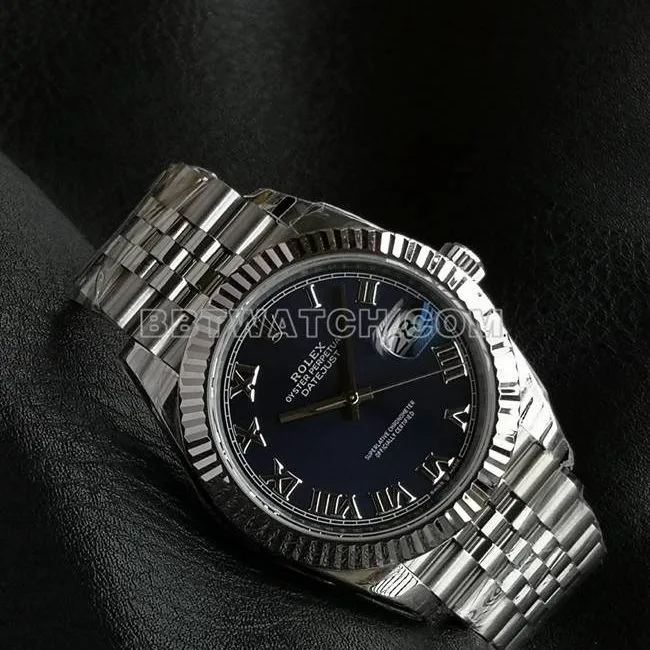 Watch WKD Factory Datejust Rolex 41mm Blue Dial 126331 Side Real Shot Photo