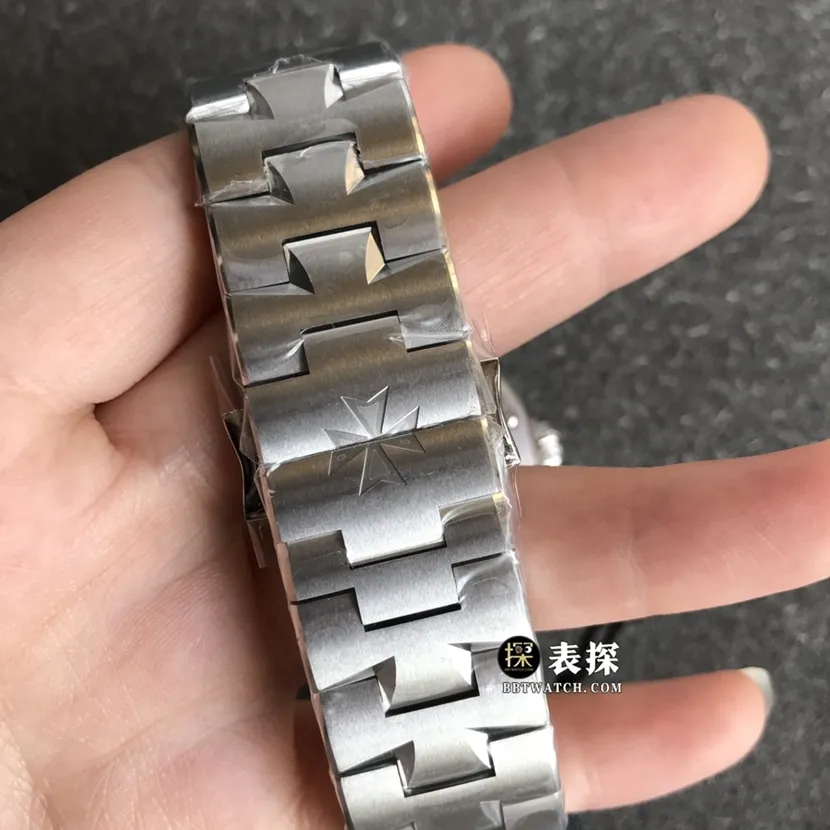 MKS FactoryVacheron Constantin watch men's black dialsteel bracelet picture and price front live photo