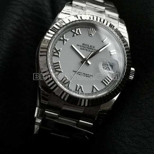 WKD Factory Top Rolex Datejust 41mm White Dial 126331 Side Real Shot Photo