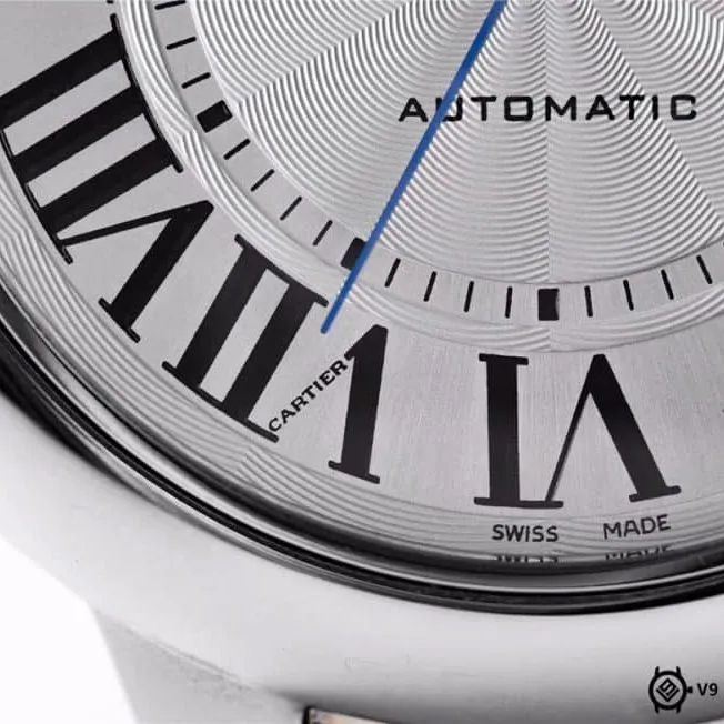 V9Cartier Blue Balloon W69009Z3replica watch gold model review (gold scratches do not reveal white) detail shots
