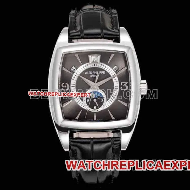 TW factory Patek Philippe complicated timepiece top-tier 1:1super dark gray plate 5135front live photo