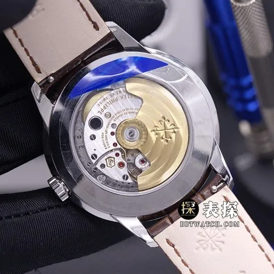 GR Factory Complications Patek Philippe collectible watches Luminous Opaline Plate Moon Phase Belt Model 5320G-001