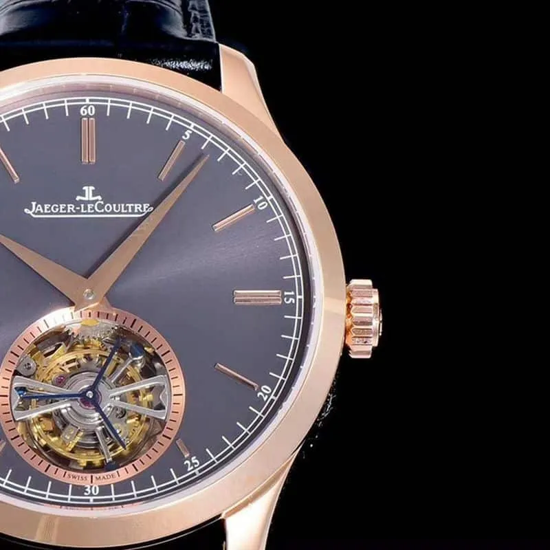 Jaeger-LeCoultre watch master 1662451 series Cal798 automatic genuine tourbillon men's watch front view